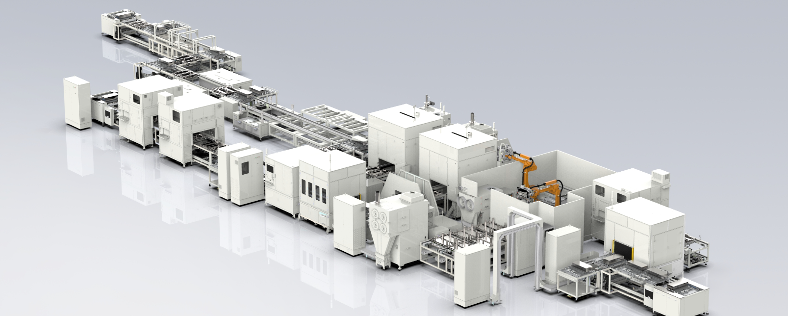 High-Speed ​​Busbar Welding Line Applications