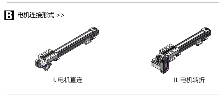 RYK50 欧规同步带模组电机直连